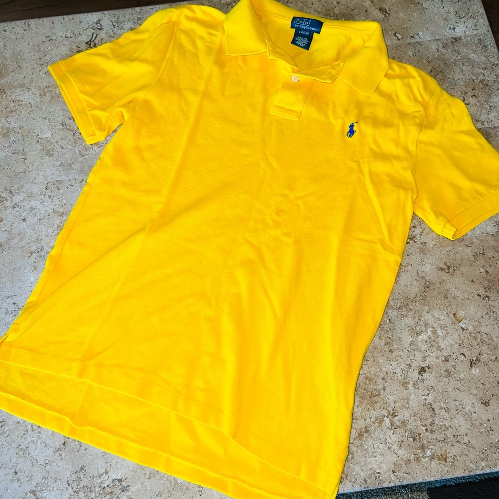! Polo Ralph Lauren Boys Yellow Polo Shirt